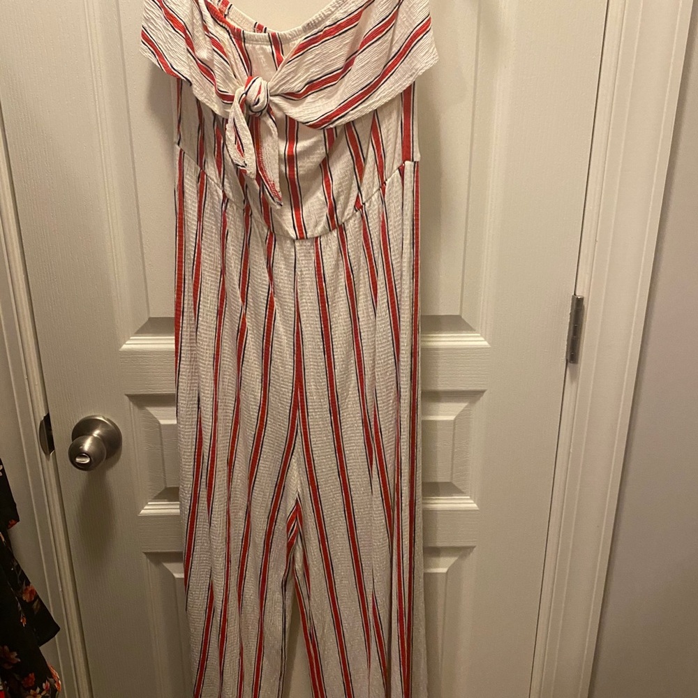 Strapless jumpsuit
